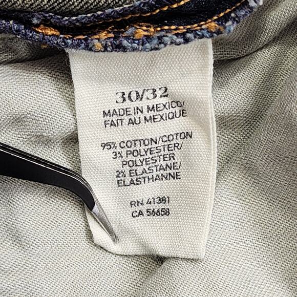 Denim Supply Ralph Lauren Jeans Mens 30/32 Blue Dark Wash Faded Straight Leg - Picture 8 of 15